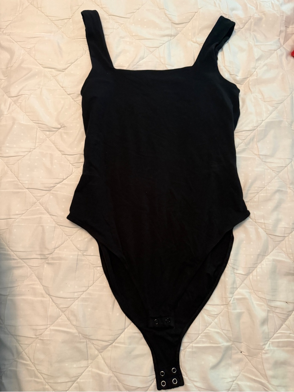 Womens Black One-Piece Bodysuit